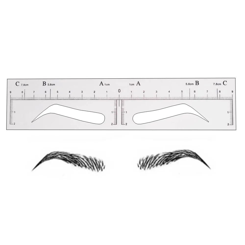 10pcs Microblading Eyebrow Stencils Disposable Eyebrow Shaping Stickers For Precise Permanent Makeup Shaping Worksheets Library