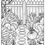 13 Garden Coloring Pages Free PDF Printables