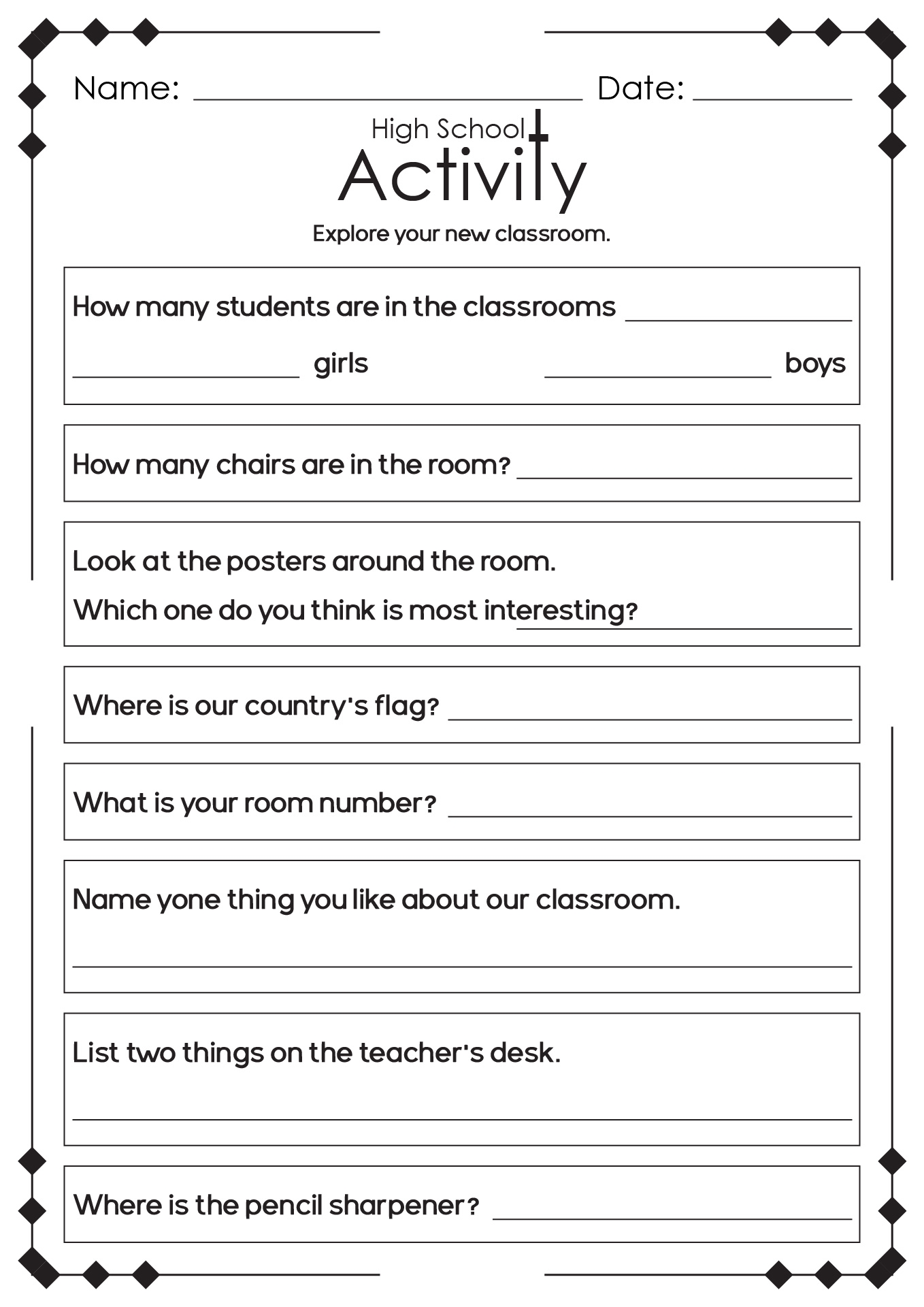 Writing Numbers Practice Sheets