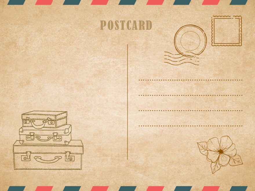 19 Printable Postcard Templates Designs Word PDF PSD