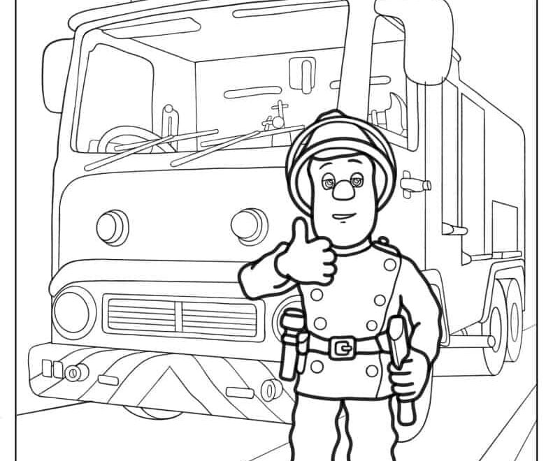 20 Firefighter Coloring Pages Free PDF Printables
