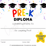 20 Preschool And Kindergarten Graduation Certificates FREE PRINTABLE Cassie Smallwood