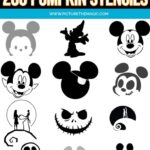 200 Disney Pumpkin Stencils
