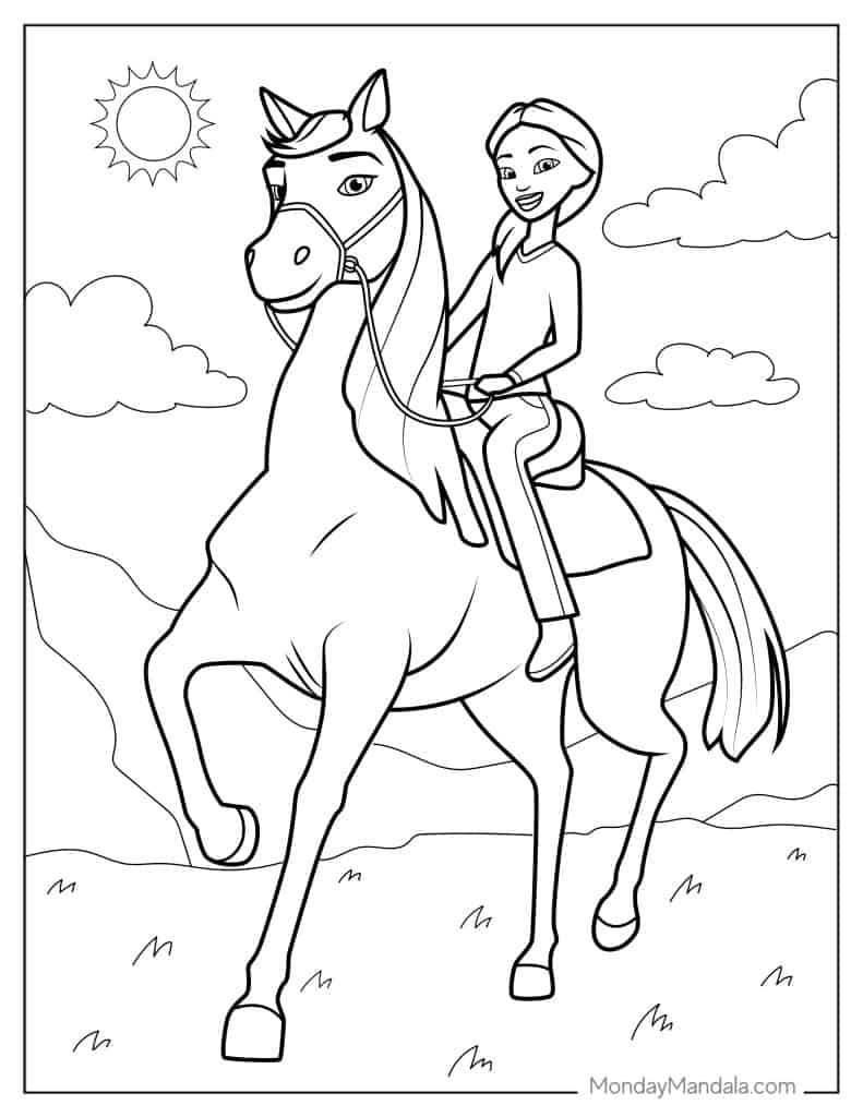 22 Spirit Coloring Pages Free PDF Printables 