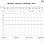 23 Free Printable Attendance Sheet Templates Word Excel