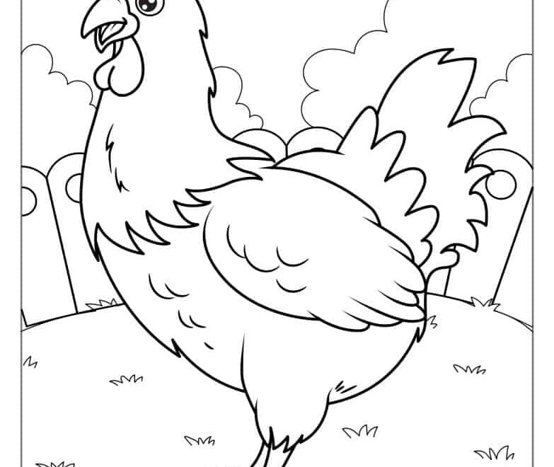 30 Chicken Coloring Pages Free PDF Printables