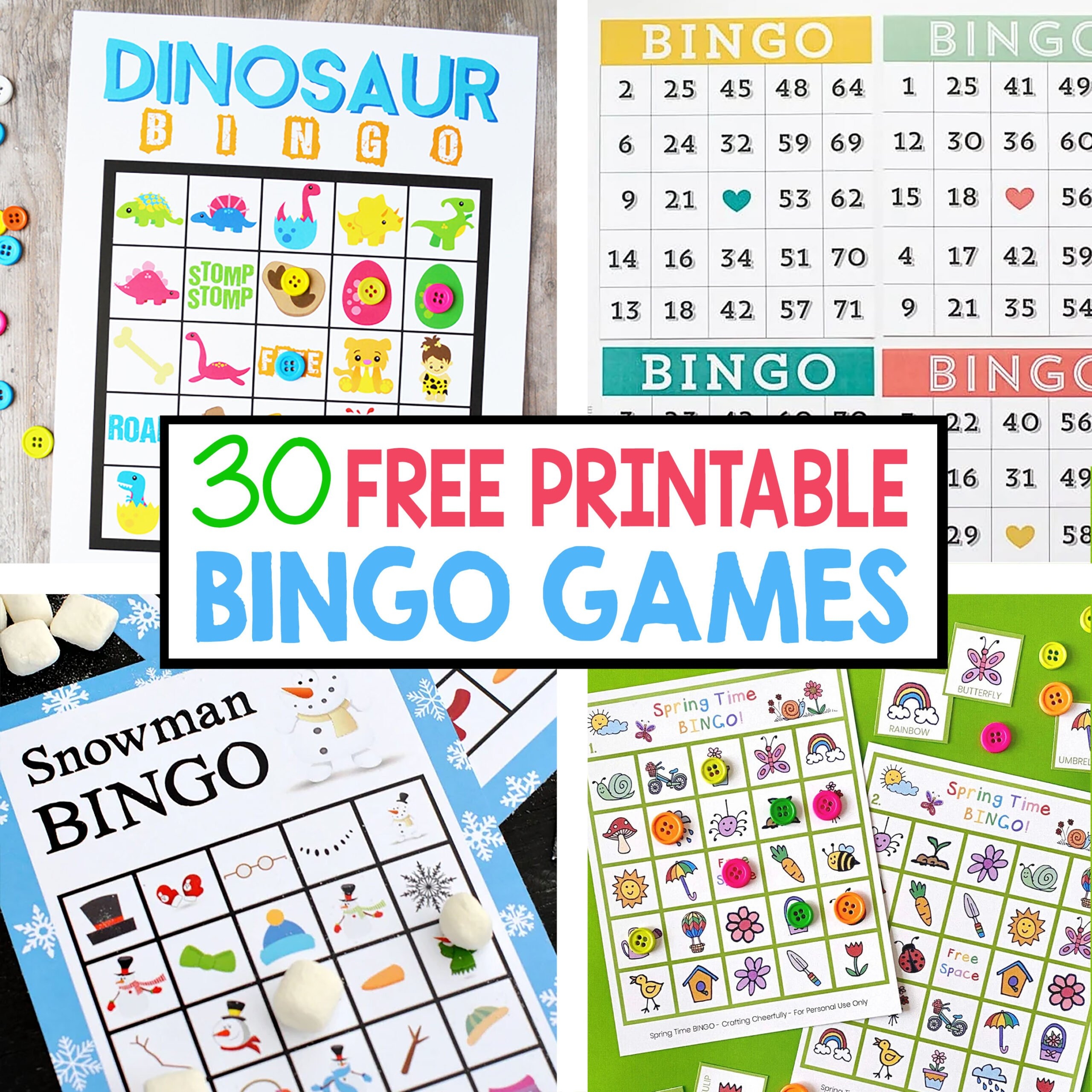 Free Printable Large Box Calendars
