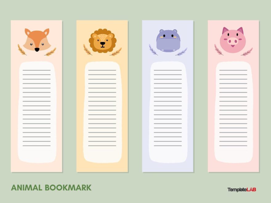 31 Free Printable Bookmark Templates Word PDF