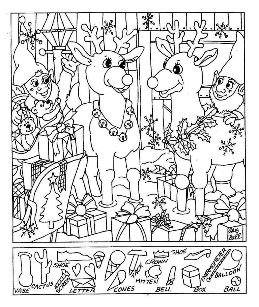 Free Printable Nativity Hidden Picture Puzzle