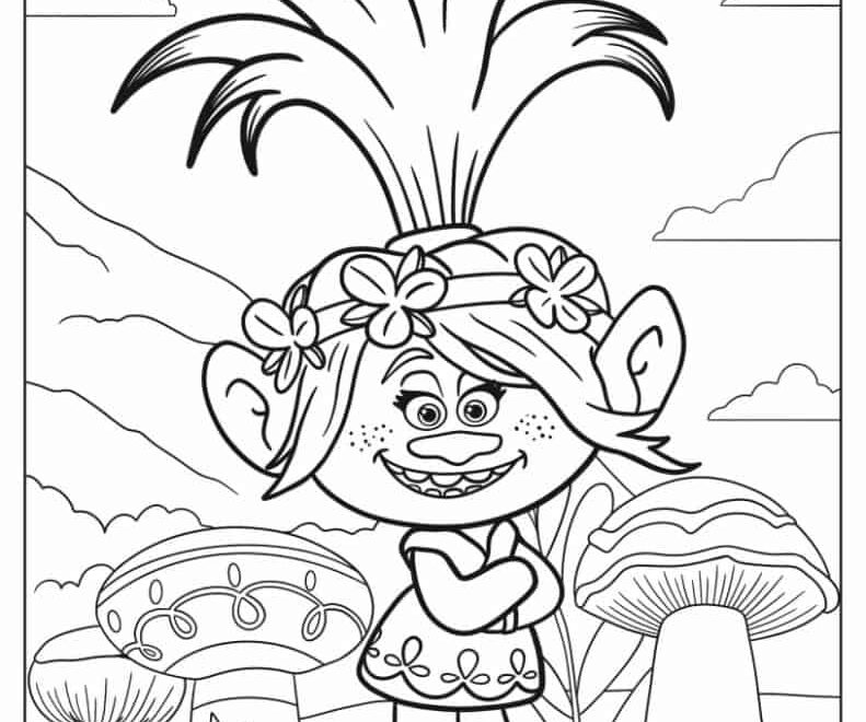 34 Trolls Coloring Pages Free PDF Printables
