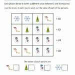 3rd Grade Christmas Math Worksheets