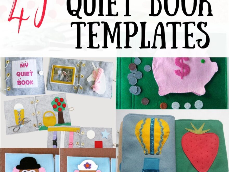 45 Free Quiet Book Templates Pages The Yellow Birdhouse