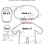 5 Easy Stuffed Animal Sewing Patterns With Free Templates Teddy Bear Art