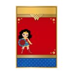 5 Wonder Woman Invitation Free Low Cost Templates