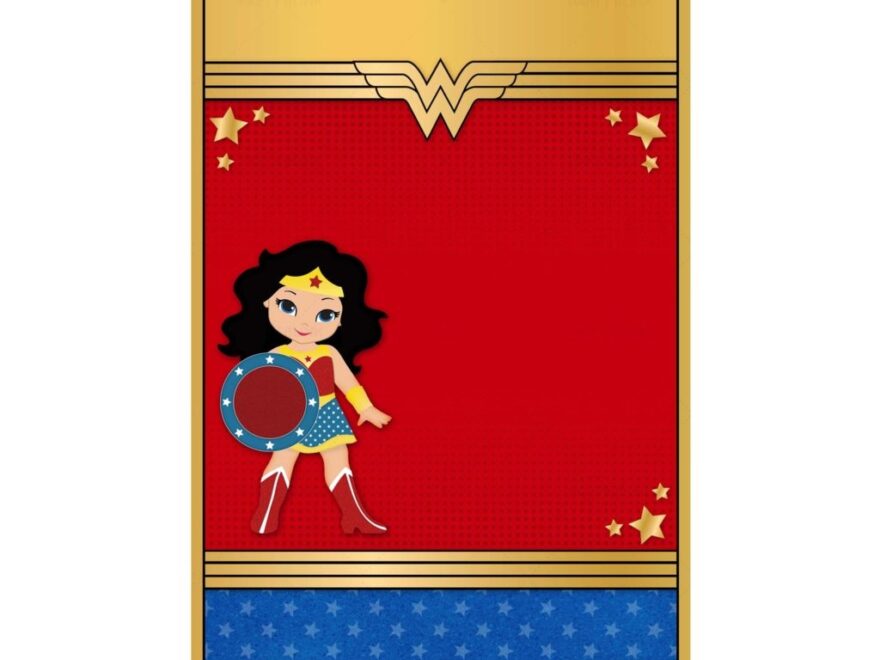 5 Wonder Woman Invitation Free Low Cost Templates