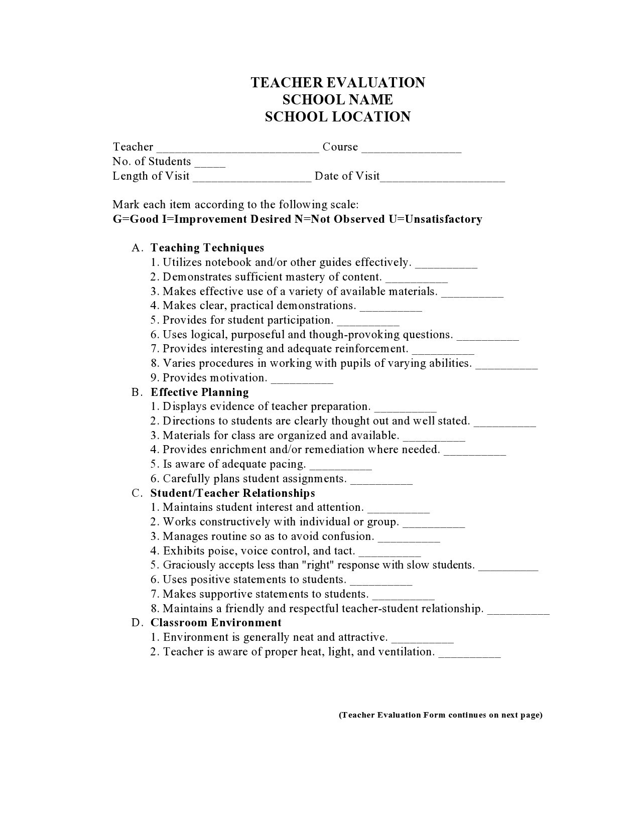 Create A Free Printable Checklist