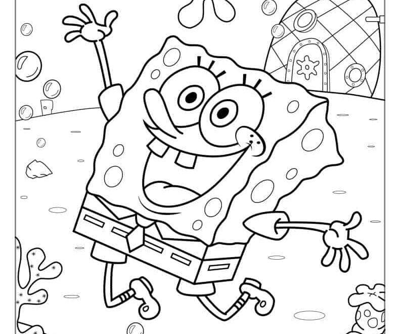 58 SpongeBob Coloring Pages Free PDF Printables
