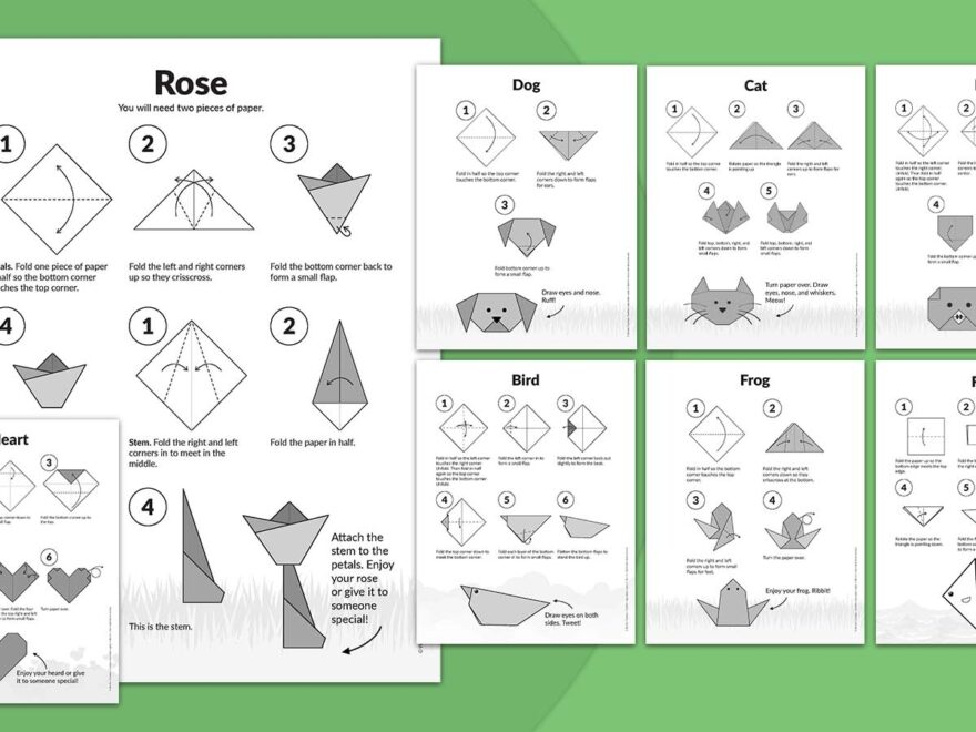 8 Easy Origami Projects For Kids Free Printable Instructions