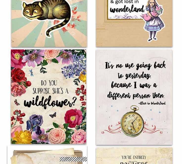 Alice In Wonderland Printables Ministering Printables