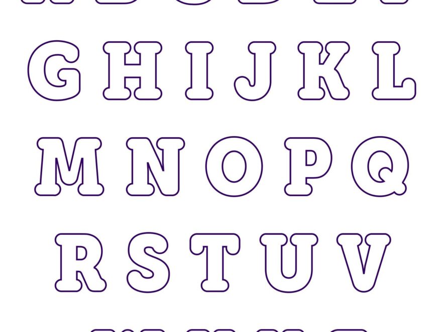 Alphabet Applique Patterns 10 Free PDF Printables Printablee
