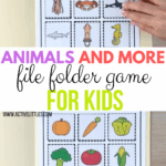 Animal File Folder Games And More For Kids 126 Words Printable Active Littles