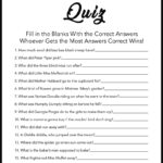 Baby Shower Games Free Printables Nursery Rhymes