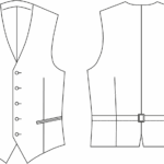 Basic Pattern Block Men s Vest