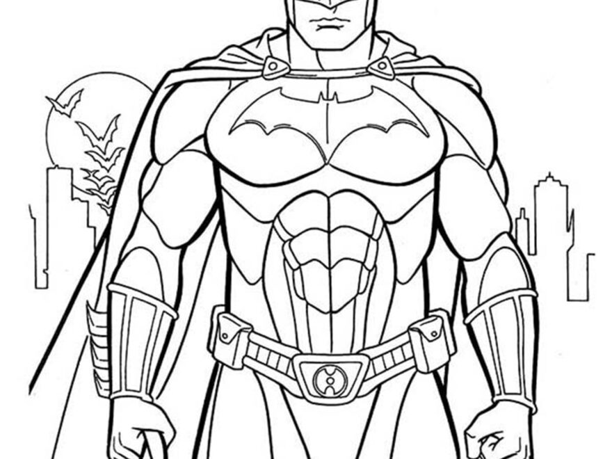 Batman Coloring Pages Free And Easy Print Or Download For Your Kids