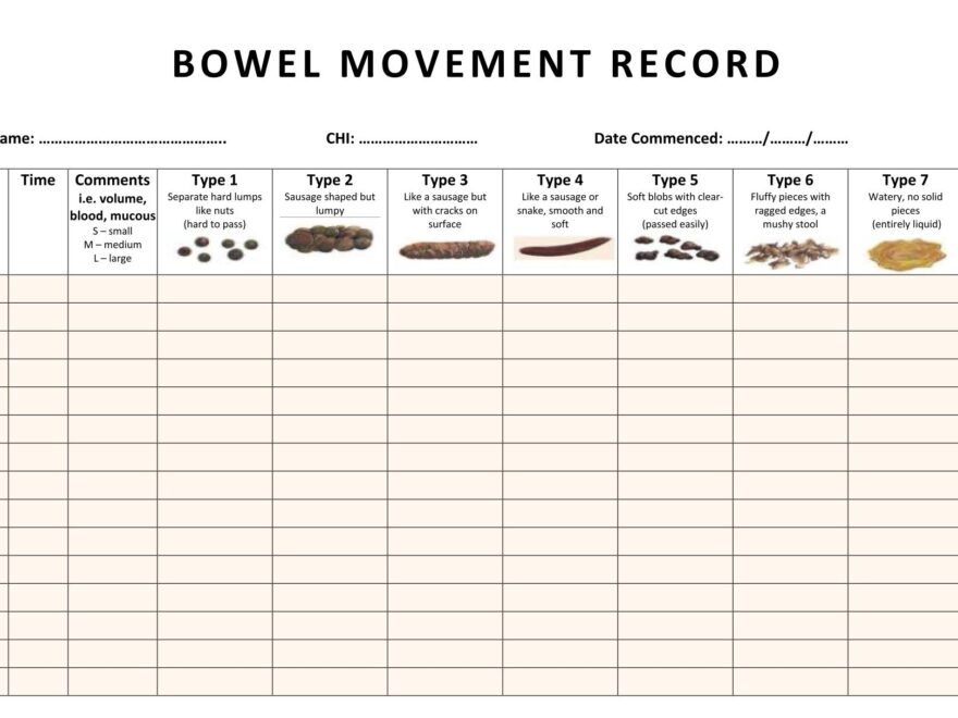 Free Printable Bowel Movement Record Chart Printable Templates Hub Free Printable Bowel Movement Record Chart Printable Templates Hub
