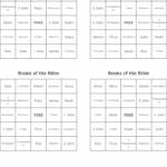 Books Of The Bible Bingo Cards WordMint