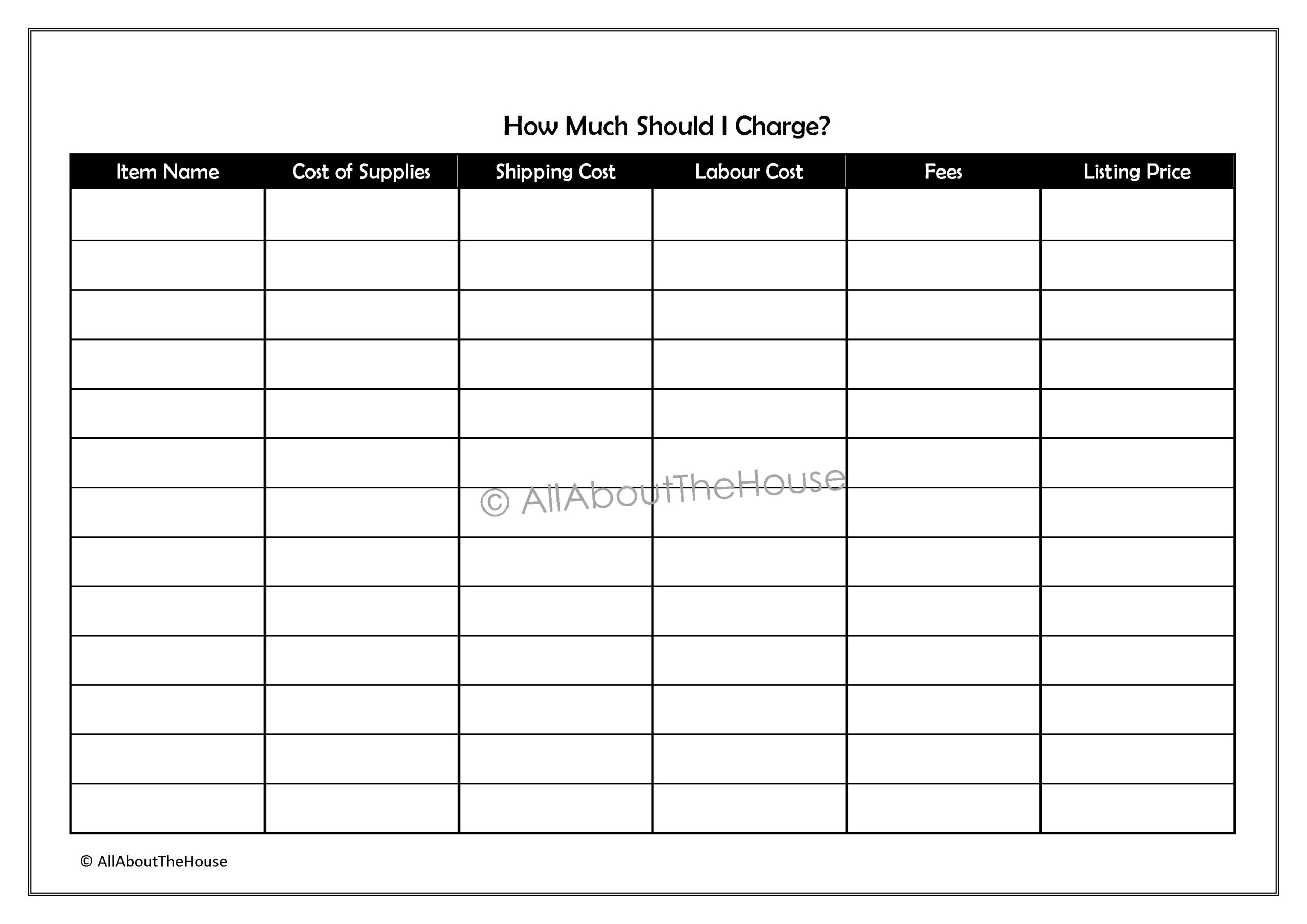 Build Your Own Monster Printable