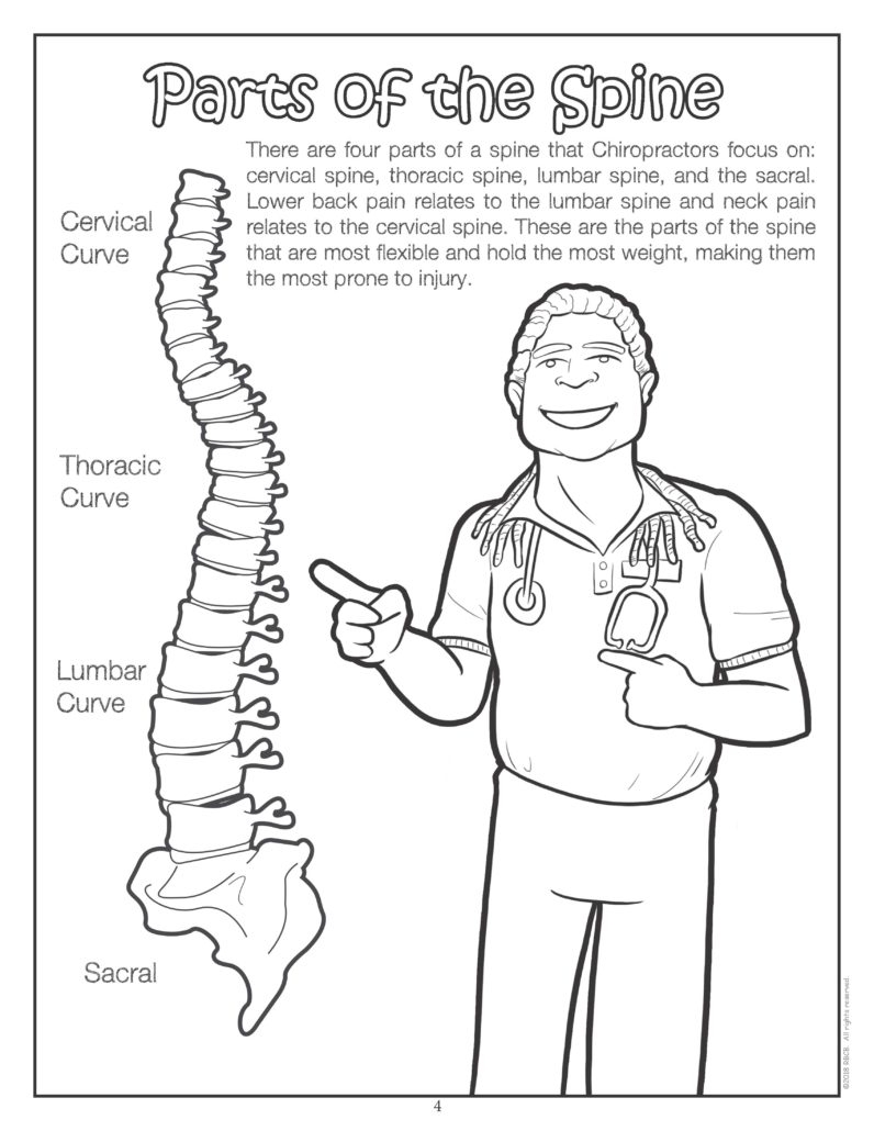 Free Printable Chiropractic Coloring Pages