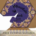 Chocolate Frog Box Template Harry Potter Hogwarts Dinner Party InLiterature