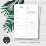 Christian Weekly Planner 04 Black White