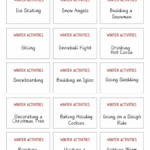Christmas Pictionary Themed Word Lists Free Printables Once Upon A Printable