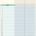 Class List Blank 10 Free PDF Printables Printablee