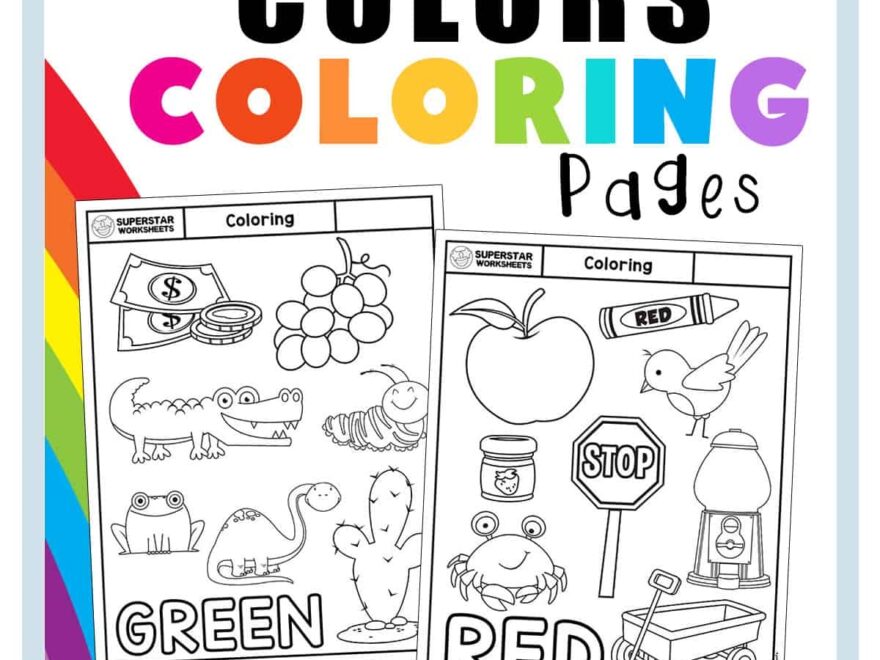 Coloring Worksheets For Preschool Free Printables Superstar Worksheets