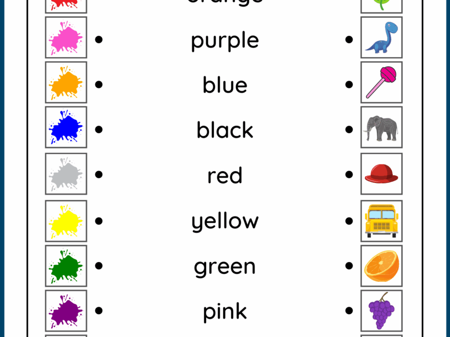 Colors Worksheets Free Worksheets For Teaching Colors Games4esl