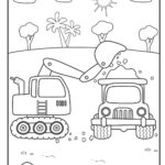 Construction Vehicles Coloring Pages For Kids Free And Easy Printables