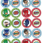 Cupcake Toppers PJ Masks
