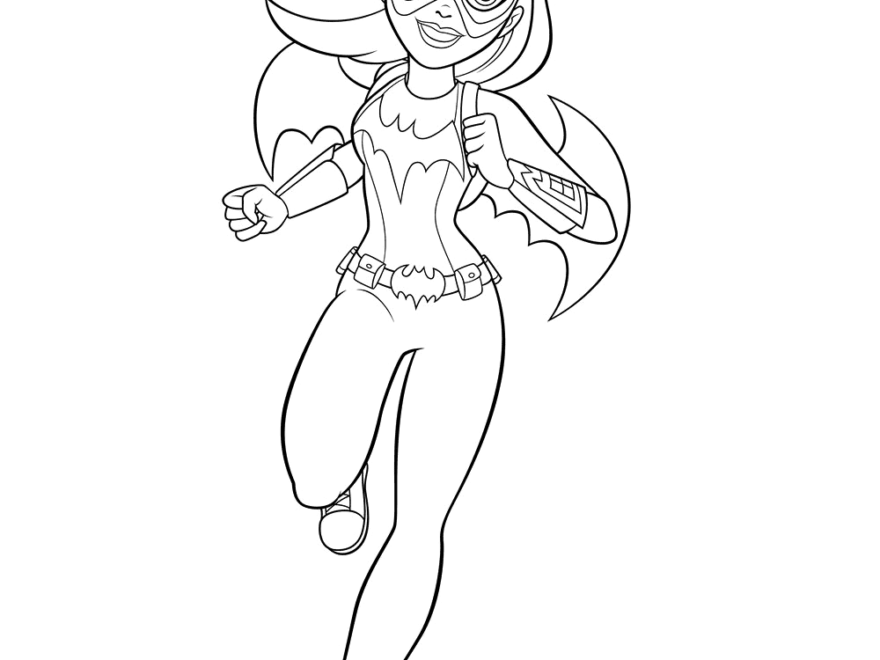 DC Super Hero Girls Coloring Pages Printable Coloring Pages FREE