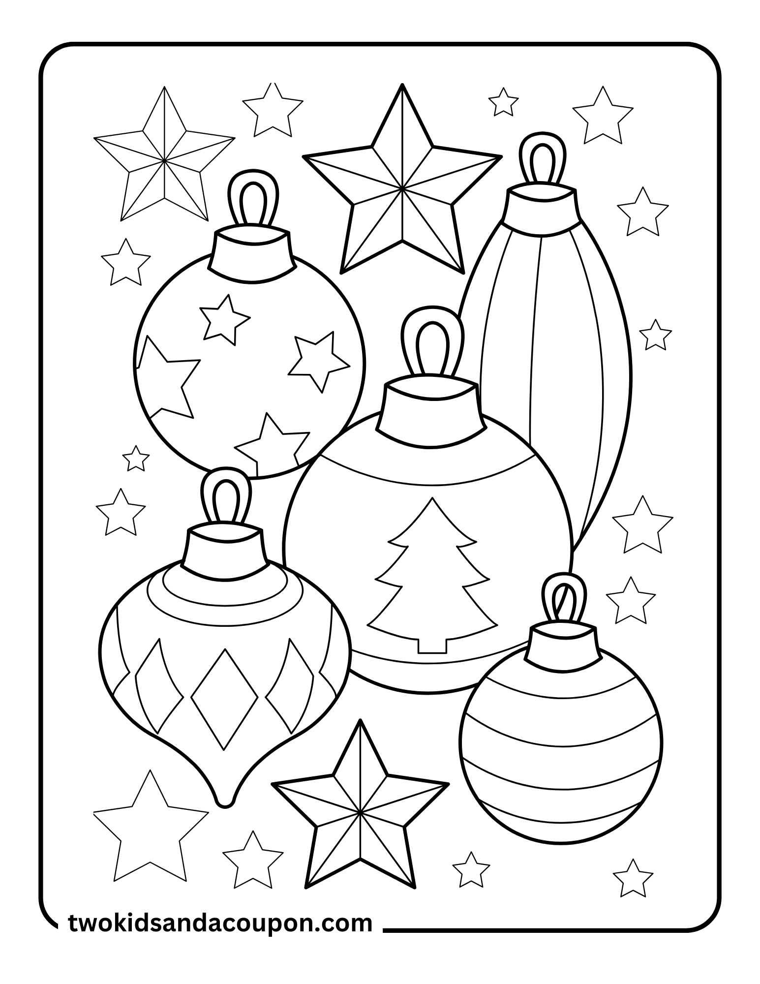 Free Printable Ornaments To Color