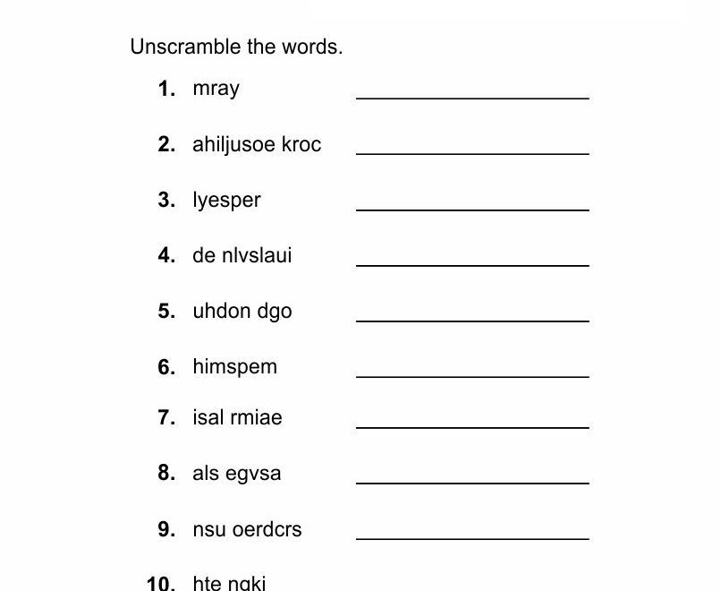 Dementia Activities 10 Free PDF Printables Printablee Worksheets Library