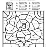 Division Color By Number Superstar Worksheets