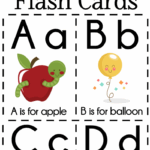 DIY Alphabet Flash Cards FREE Printable Extreme Couponing Mom
