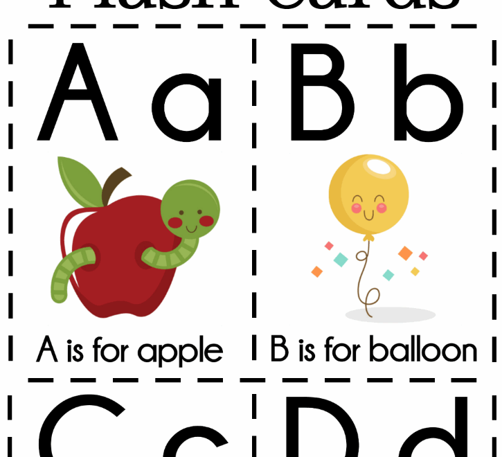 DIY Alphabet Flash Cards FREE Printable Extreme Couponing Mom