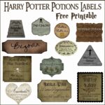 DIY Harry Potter Potion Bottles Over The Big Moon