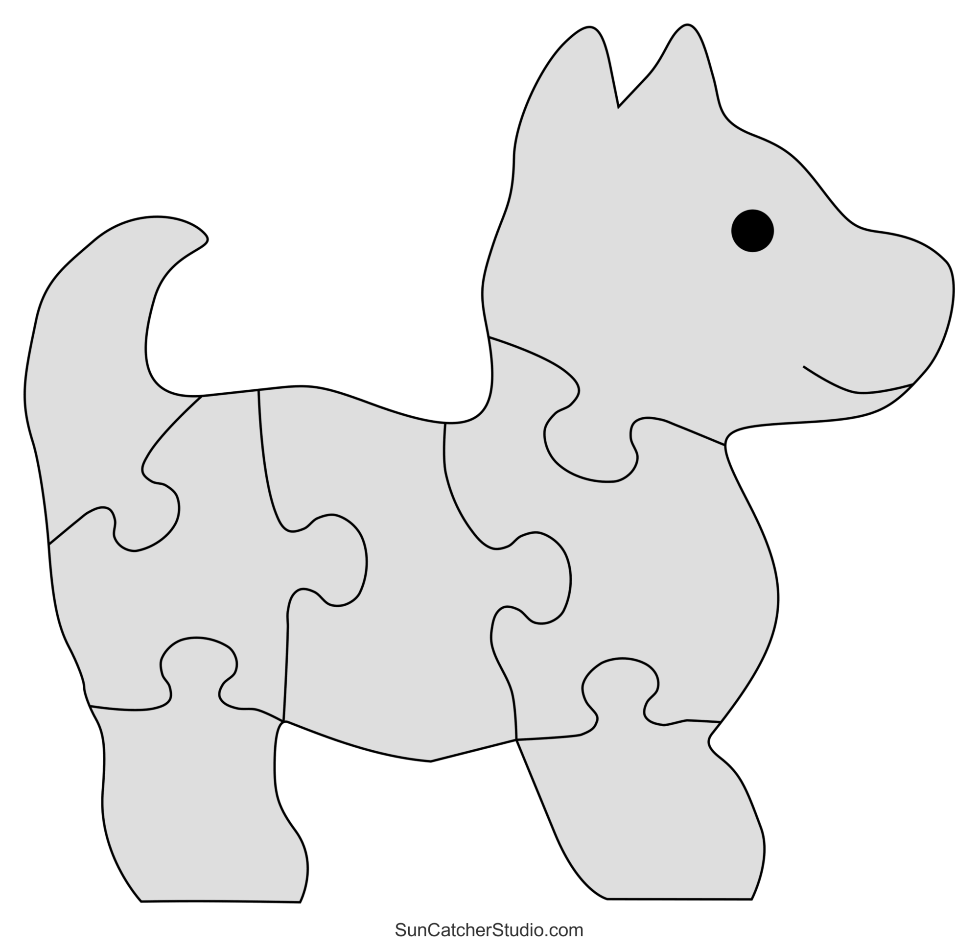 DIY JigSaw Puzzles Free Patterns Stencils Templates Free Printables Monograms Design Tools Patterns DIY Projects