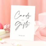 Download Printable Wedding Cards Gifts Sign PDF