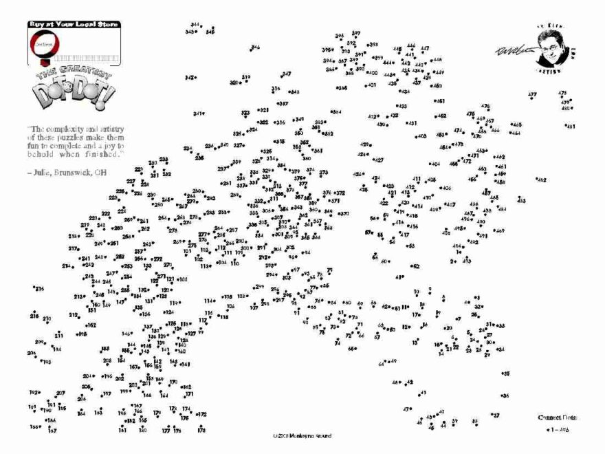 Downloadable Dot to Dot Puzzles